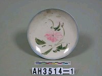 藏品(彩繪瓷花卉盤)的圖片